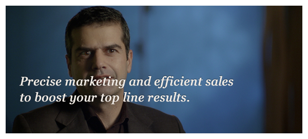 Precise marketing and efficient sales